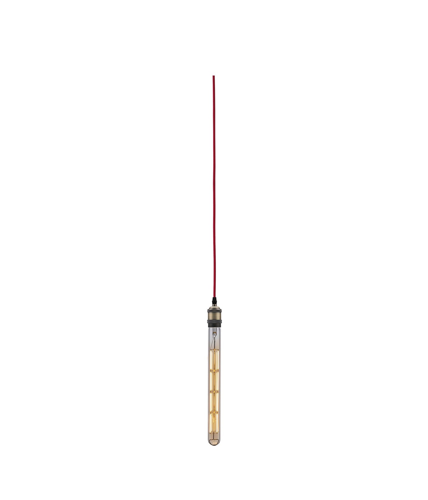 Paulmann Pendelleuchte Neordic Eldar inkl. Eurostecker E27 max. 1x20W Rot/Brüniert