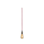 Paulmann Pendelleuchte Neordic Eldar inkl. Eurostecker E27 max. 1x20W Rot/Brüniert