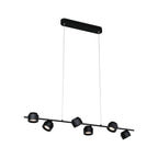 Paulmann LED Pendelleuchte Puric Pane    2700K 6x350lm 6x4,5W Schwarz dimmbar