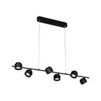 Paulmann LED Pendelleuchte Puric Pane    2700K 6x350lm 6x4,5W Schwarz dimmbar