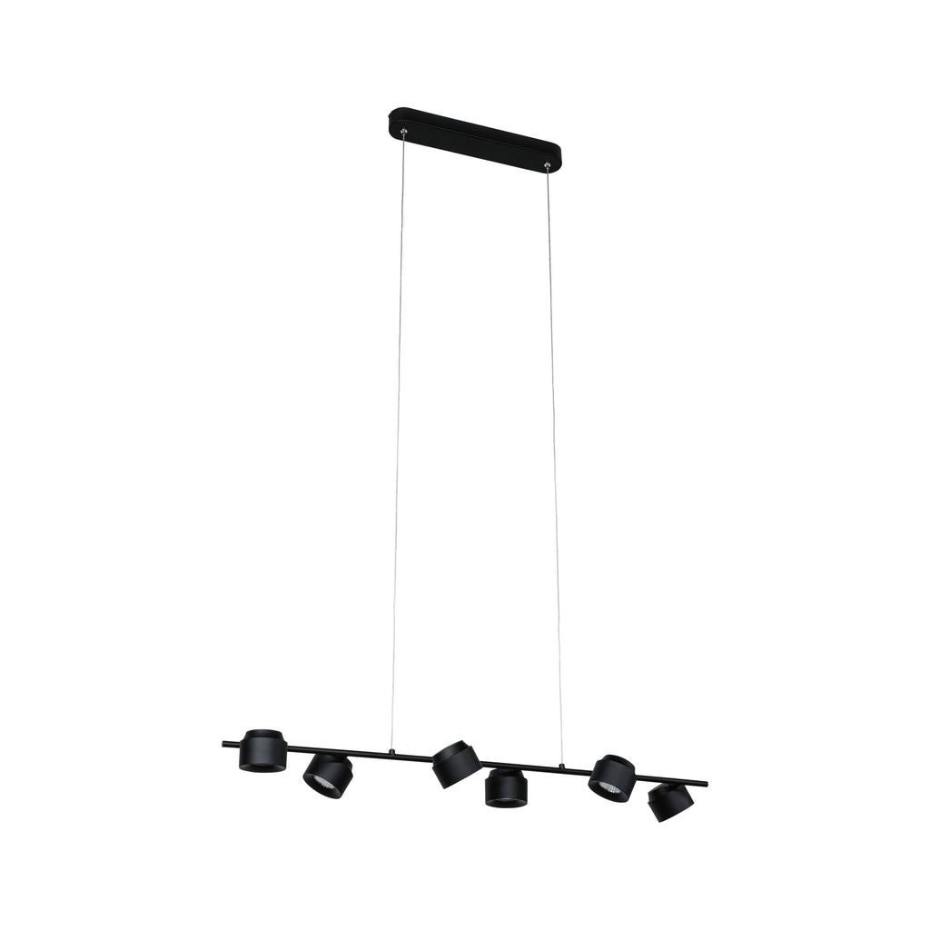 Paulmann LED Pendelleuchte Puric Pane    2700K 6x350lm 6x4,5W Schwarz dimmbar