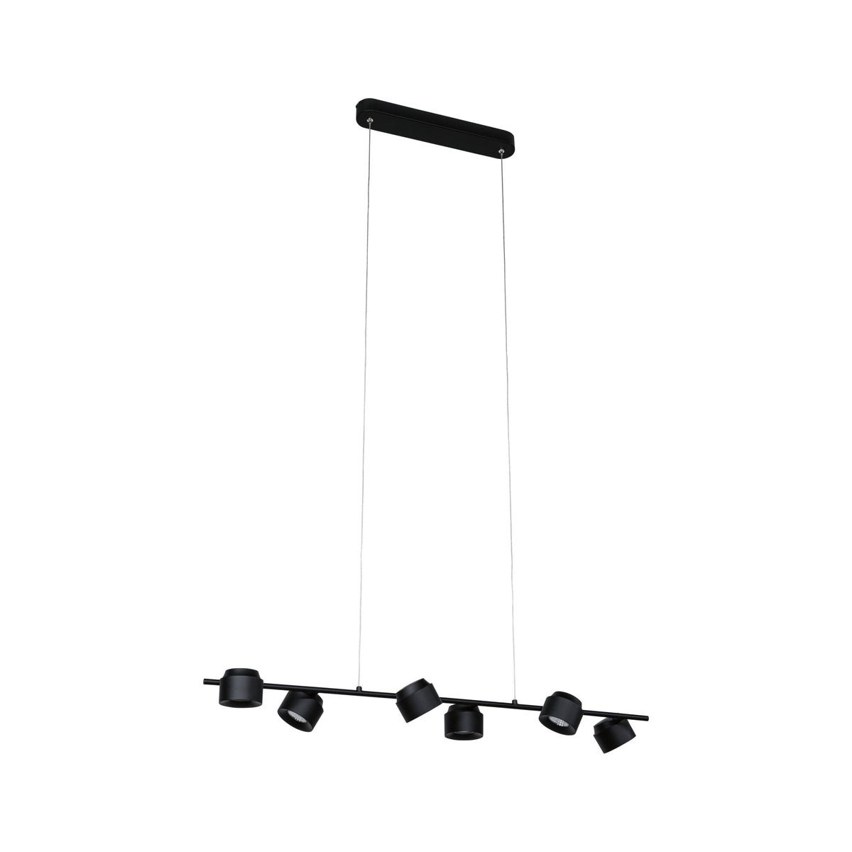 Paulmann LED Pendelleuchte Puric Pane    2700K 6x350lm 6x4,5W Schwarz dimmbar