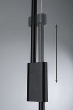 Paulmann LED Pendelleuchte Puric Pane Effect   2700K 600lm / 400lm 6x6,5 / 1x4,5W Schwarz dimmbar