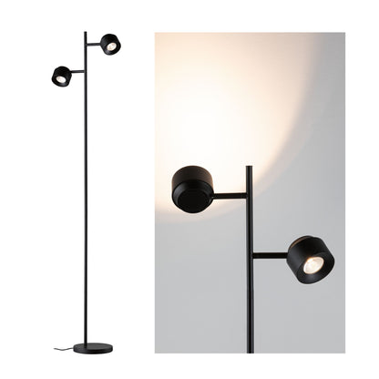 Paulmann LED Stehleuchte Puric Pane 2700K 2x300lm 2x3W Schwarz