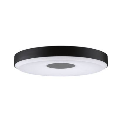 Paulmann LED Deckenleuchte Puric Pane Effect Smart Home Zigbee    2700K 200lm / 1.900lm 230V 16 / 1x1,5W dimmbar Schwarz,Grau