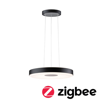 Paulmann LED Pendelleuchte Puric Pane    2700K 1.200lm / 700lm 11 / 1x7W Schwarz,Grau dimmbar