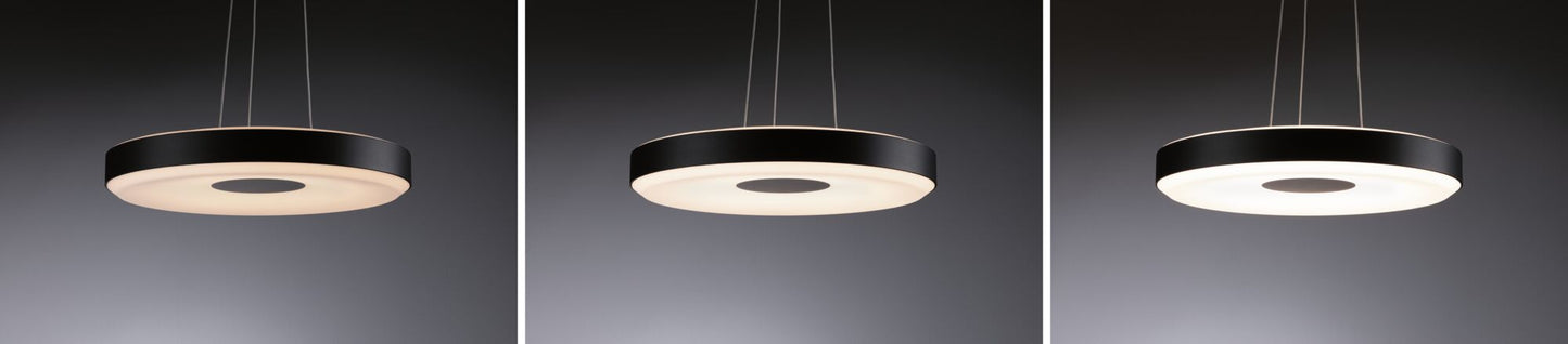 Paulmann LED Pendelleuchte Puric Pane    2700K 1.200lm / 700lm 11 / 1x7W Schwarz,Grau dimmbar