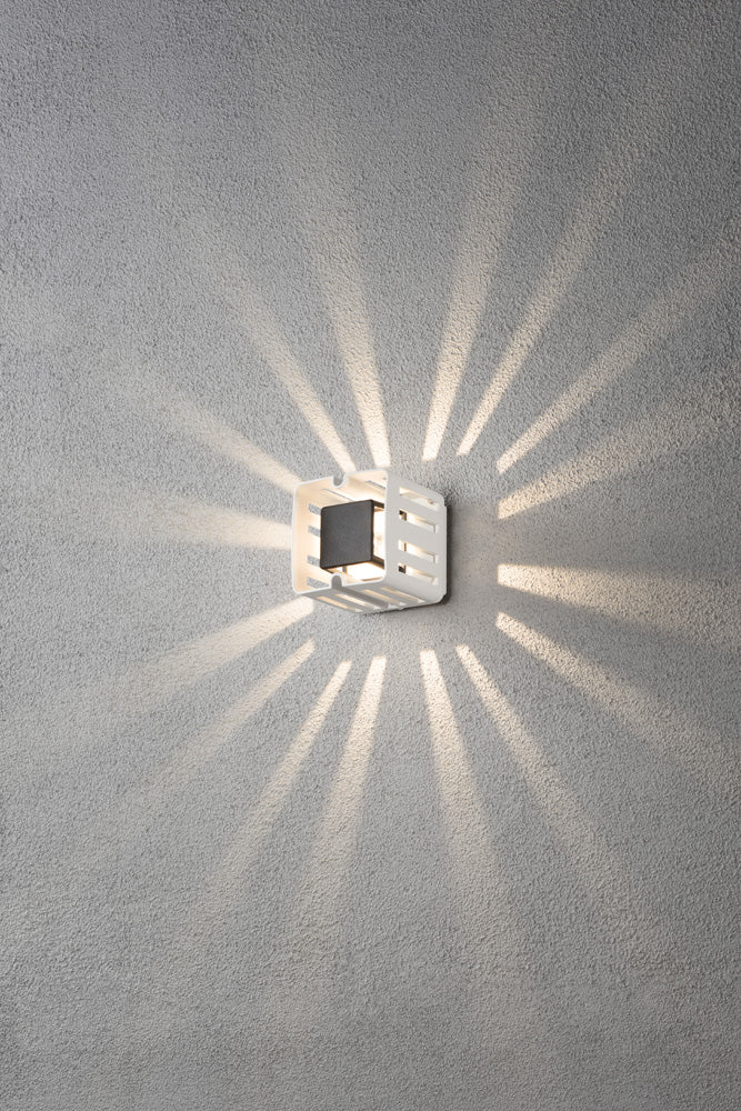 Konstsmide Pescara Wandleuchte weiss H-Power LED