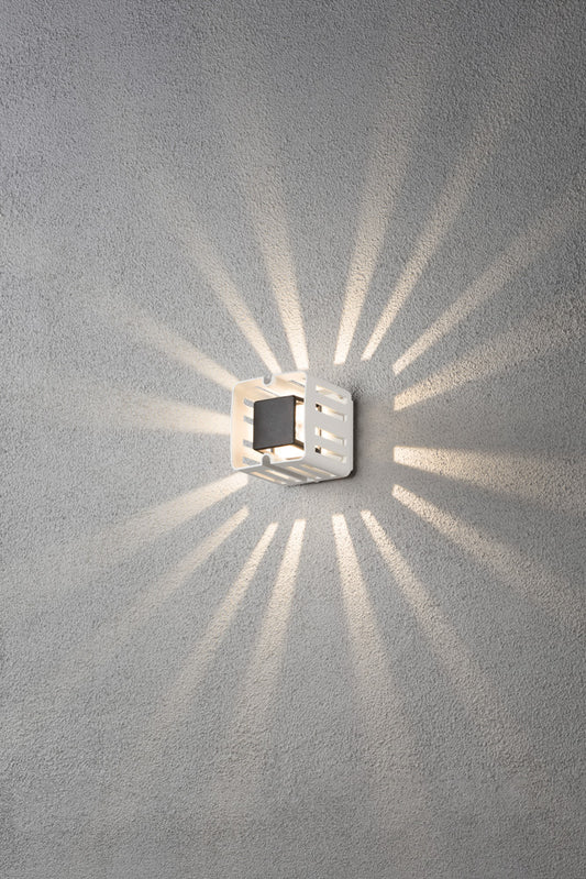 Konstsmide Pescara Wandleuchte weiss H-Power LED