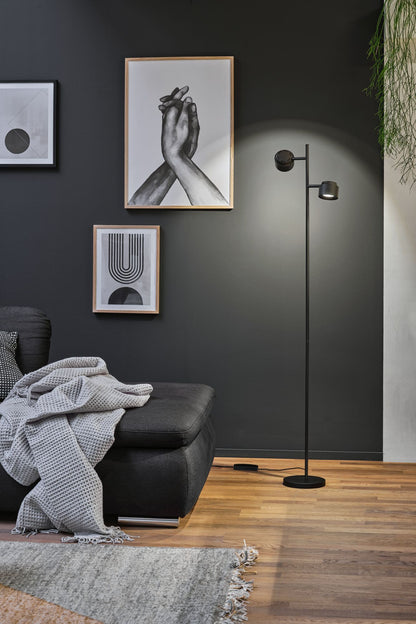 Paulmann LED Stehleuchte Puric Pane  Smart Home Zigbee   2700K 2x300lm 2x3W Schwarz
