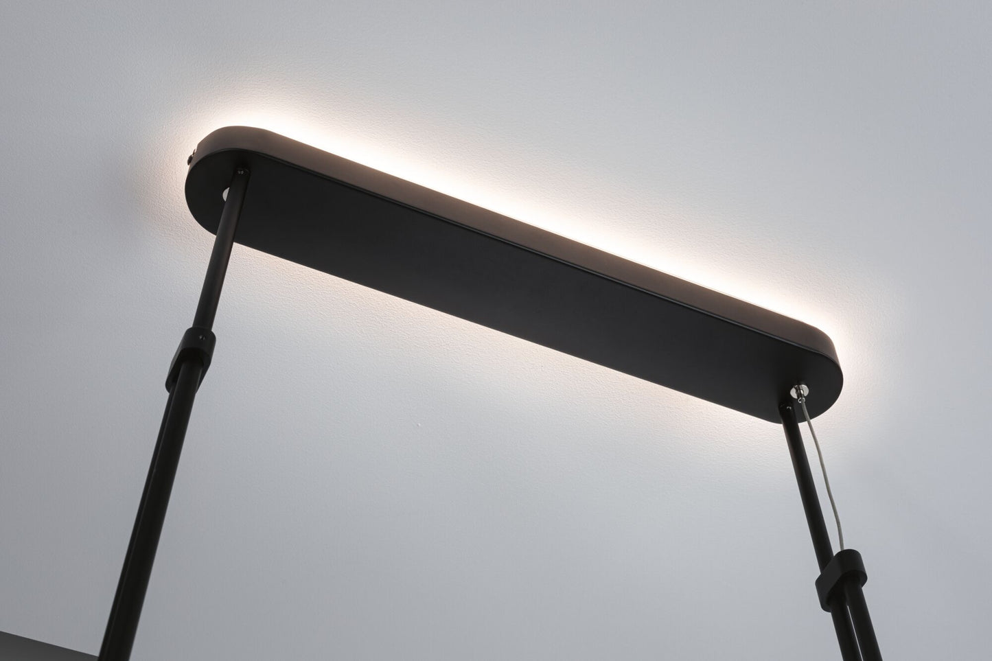 Paulmann LED Pendelleuchte Puric Pane Effect   2700K 600lm / 300lm 6x6 / 1x3W Schwarz dimmbar