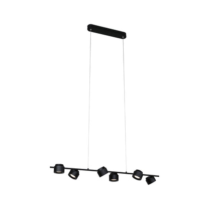 Paulmann LED Pendelleuchte Puric Pane    2700K 6x450lm 6x6W Schwarz dimmbar