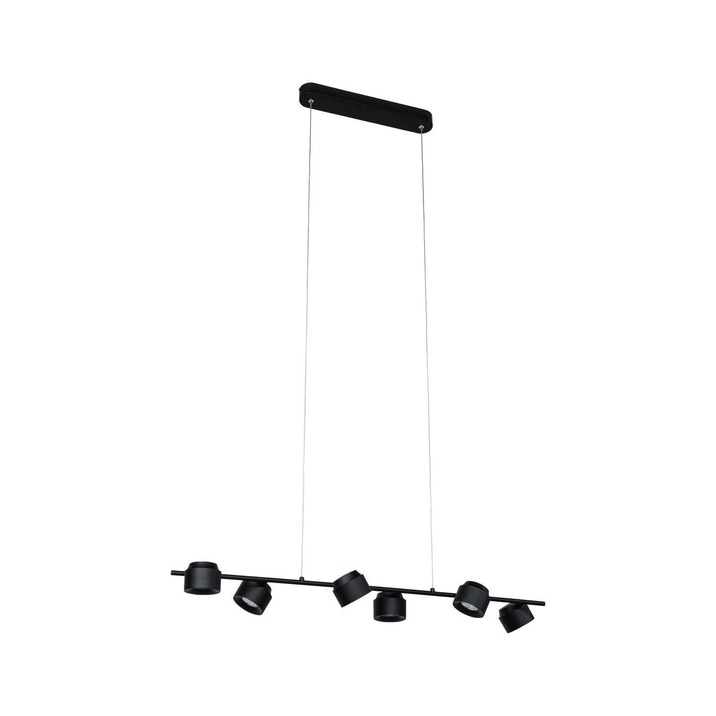 Paulmann LED Pendelleuchte Puric Pane    2700K 6x450lm 6x6W Schwarz dimmbar