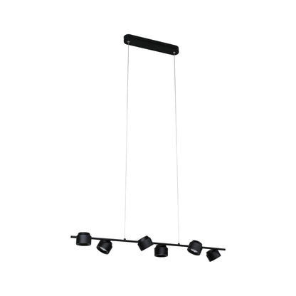 Paulmann LED Pendelleuchte Puric Pane    2700K 6x450lm 6x6W Schwarz dimmbar