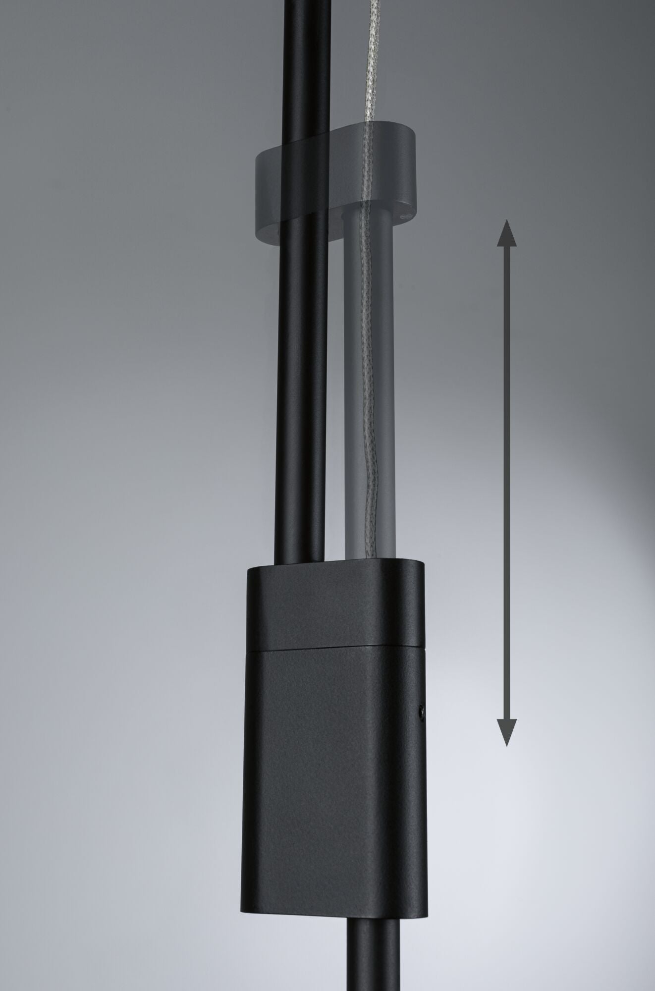 Paulmann LED Pendelleuchte Puric Pane    2700K 500lm 6W Schwarz dimmbar