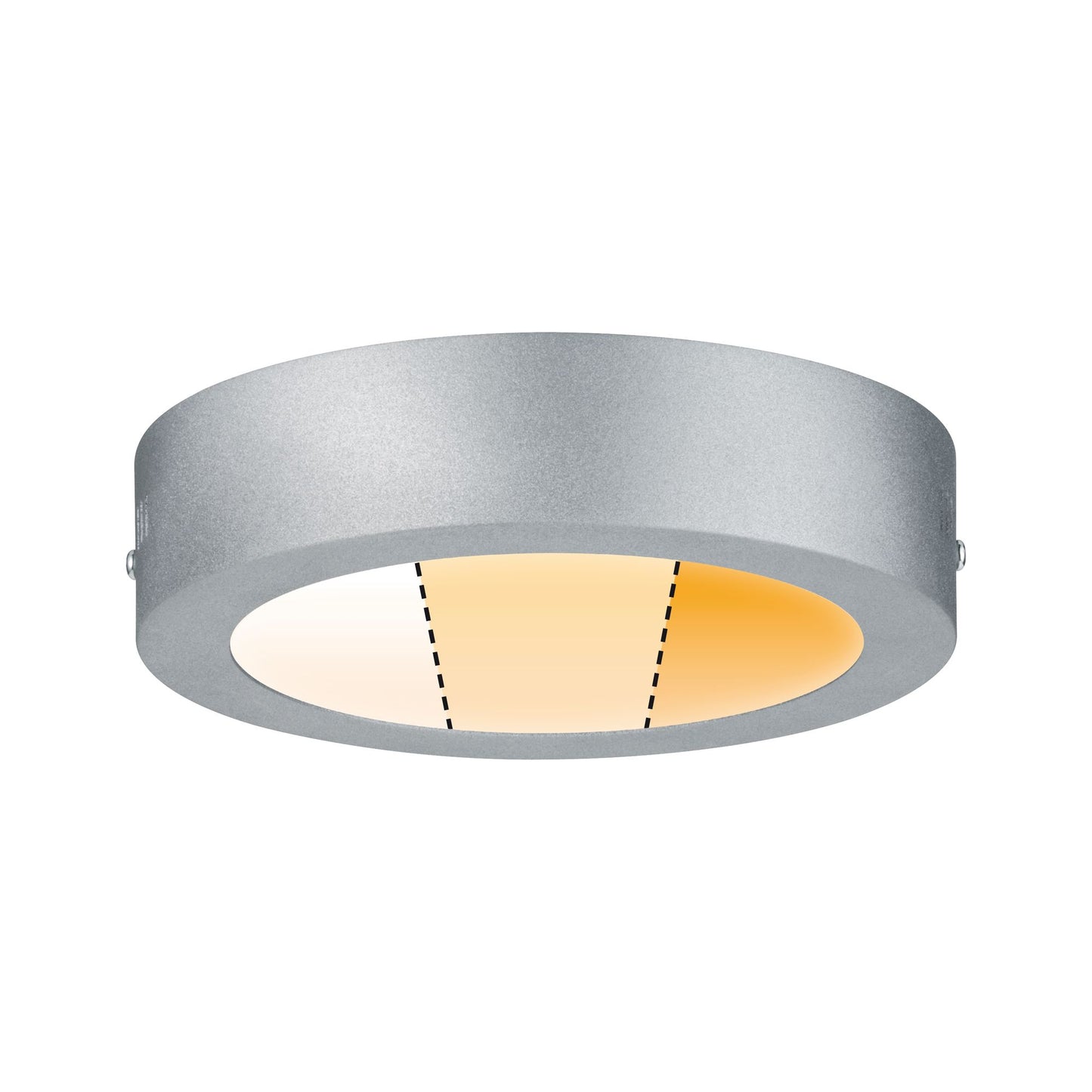 Paulmann WallCeiling Carpo LEDPanel WarmDim 170mm 10,2W Chrom matt 230V Metall