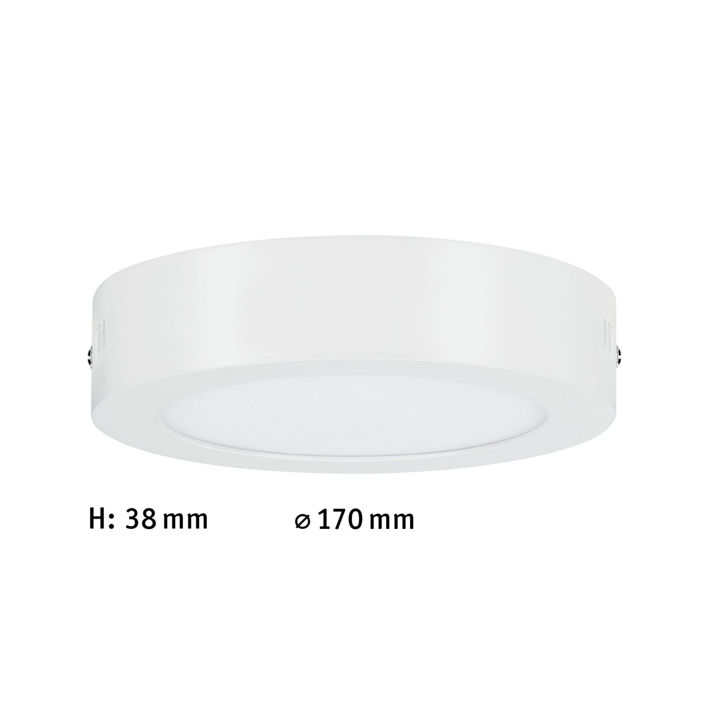 Paulmann LED Panel Carpo rund 170mm 10,2W 2.300K Weiß matt