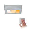 Paulmann WallCeiling Carpo LEDPanel WarmDim 170x170mm 10,2W Chrom m 230V Metall
