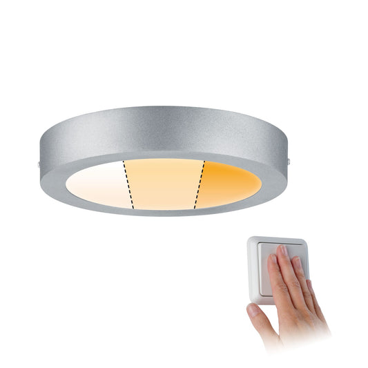 Paulmann WallCeiling Carpo LEDPanel WarmDim 225mm 13W Chrom matt 230V Metall