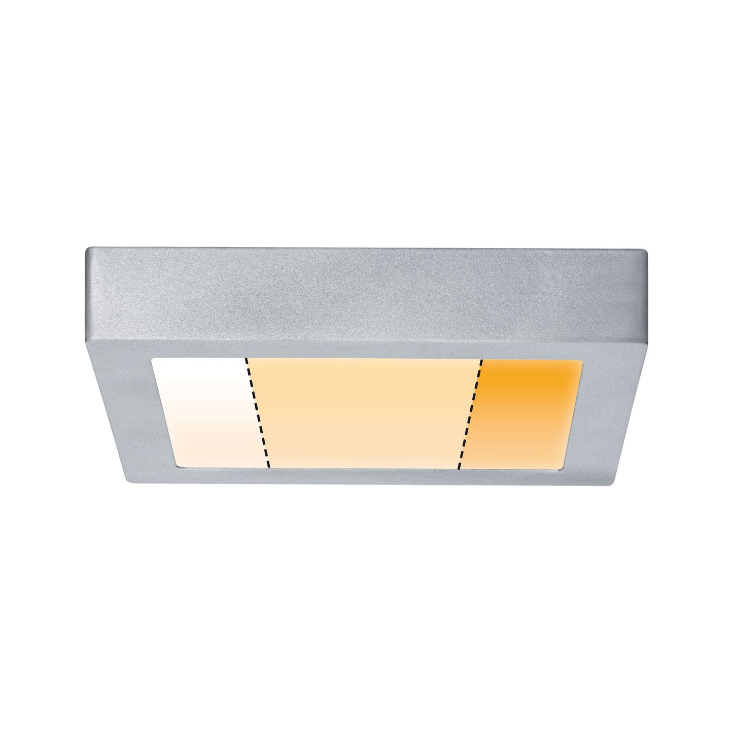 Paulmann WallCeiling Carpo LEDPanel WarmDim 225x225mm 13W Chrom m 230V Metall