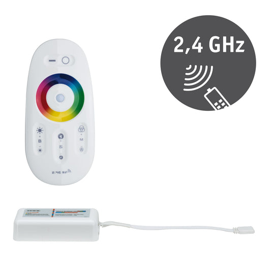 Paulmann Function MaxLED RGBW-Controller 2.4GHz 24V DC Fernbed max 144W Kunststoff