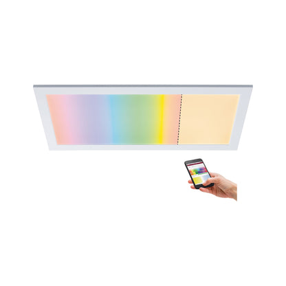 Paulmann Smart Home Zigbee LED Panel Amaris eckig 595x295mm 22W RGBW 2.700K Weiß matt