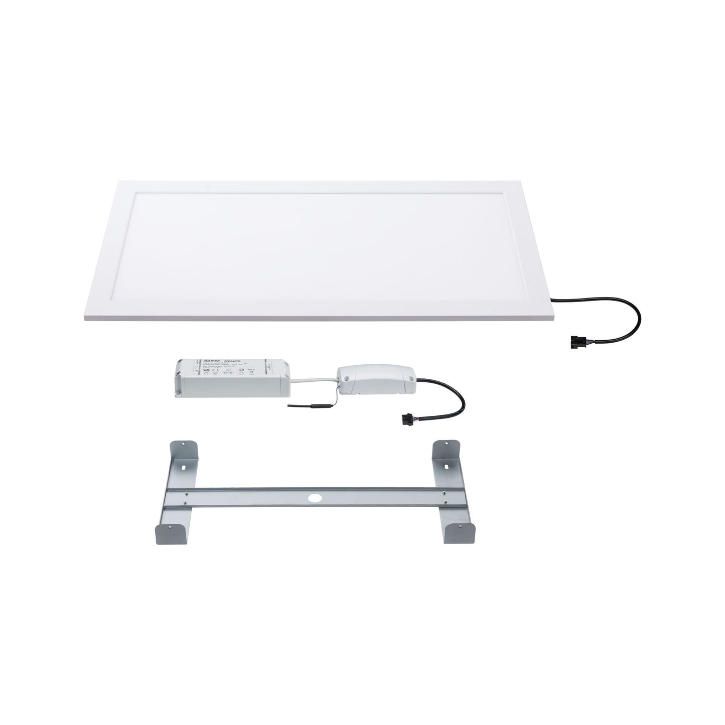 Paulmann Smart Home Zigbee LED Panel Amaris eckig 595x295mm 22W RGBW 2.700K Weiß matt