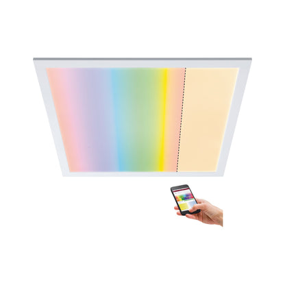 Paulmann Smart Home Zigbee LED Panel Amaris eckig 595x595mm 35W RGBW 2.700K Weiß matt