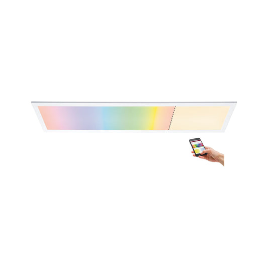 Paulmann Smart Home Zigbee LED Panel Amaris eckig 1.195x295mm 35W RGBW 2.700K Weiß matt