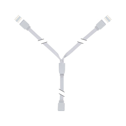Paulmann MaxLED Y-Splitter 1 zu 2 Verteilung 30 cm Kunststoff Weiß