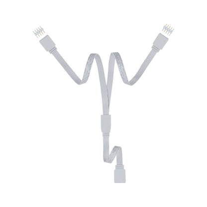 Paulmann MaxLED Y-Splitter 1 zu 2 Verteilung 30 cm Kunststoff Weiß