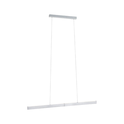Paulmann Smart Home Zigbee LED Pendelleuchte Aptare incl. Fernbedienung Gent 18W Dimmbar Alu gebürstet Metall