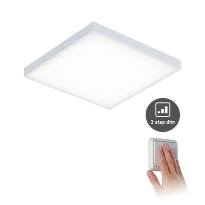 Paulmann LED Panel Velora 3-Stufen-dimmbar 225x225mm 12W 3.000K