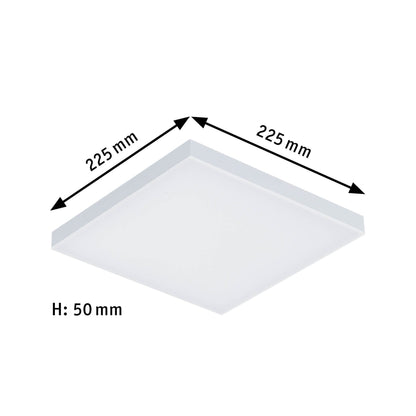 Paulmann LED Panel Velora 3-Stufen-dimmbar 225x225mm 12W 3.000K