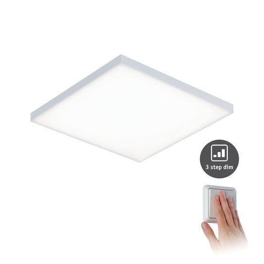 Paulmann LED Panel Velora 3-Stufen-dimmbar 295x295mm 17W 3.000K