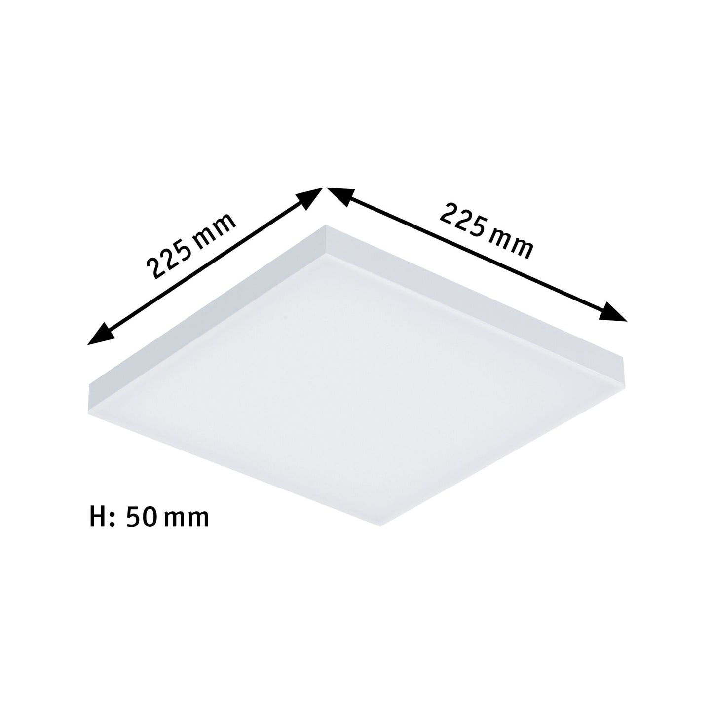 Paulmann Smart Home Zigbee LED Panel Velora Tunable White 225x225mm 8,5W 2.700K