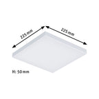 Paulmann Smart Home Zigbee LED Panel Velora Tunable White 225x225mm 8,5W 2.700K