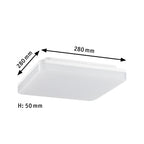 Paulmann LED Panel Cela 280x280mm 15,5 W Weiß WhiteSwitch