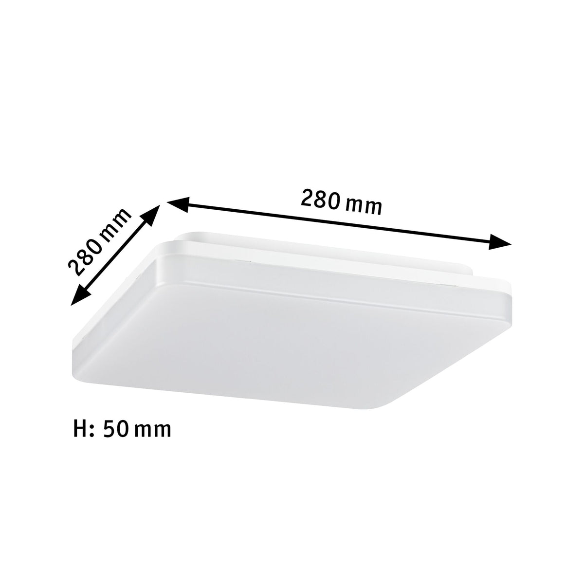 Paulmann LED Panel Cela 280x280mm 15,5 W Weiß WhiteSwitch