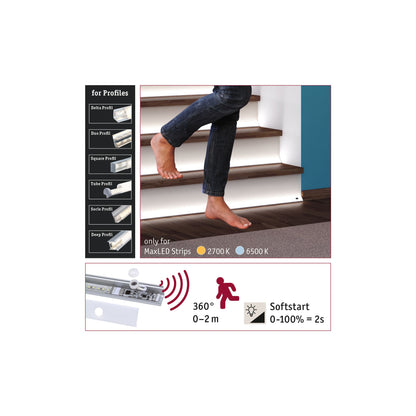 Paulmann FN MaxLED Profil PIR Sensor 24V DC max 144W