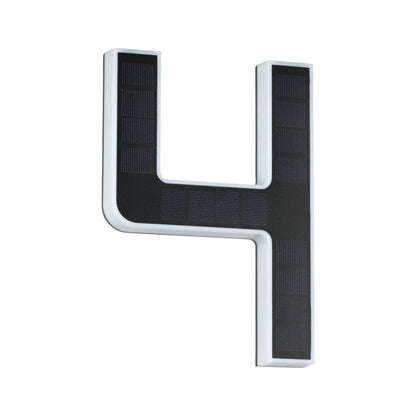 Paulmann Outdoor Solar Hausnummer 4 3000K IP44 Akku wechselbar