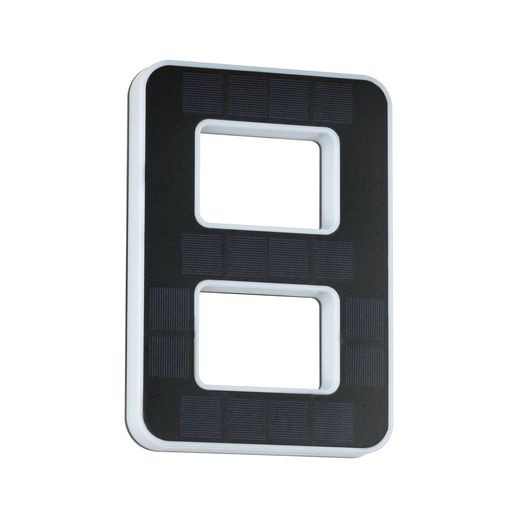 Paulmann Outdoor Solar Hausnummer 8 3000K IP44 Akku wechselbar