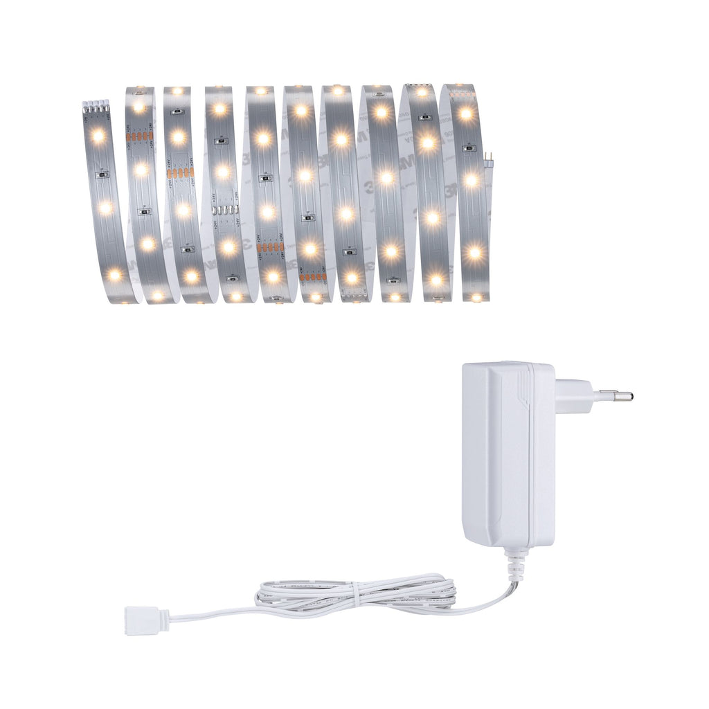 Paulmann MaxLED 250 Basisset 3m Warmweiß IP20 2700K 12W 230/24V Silber