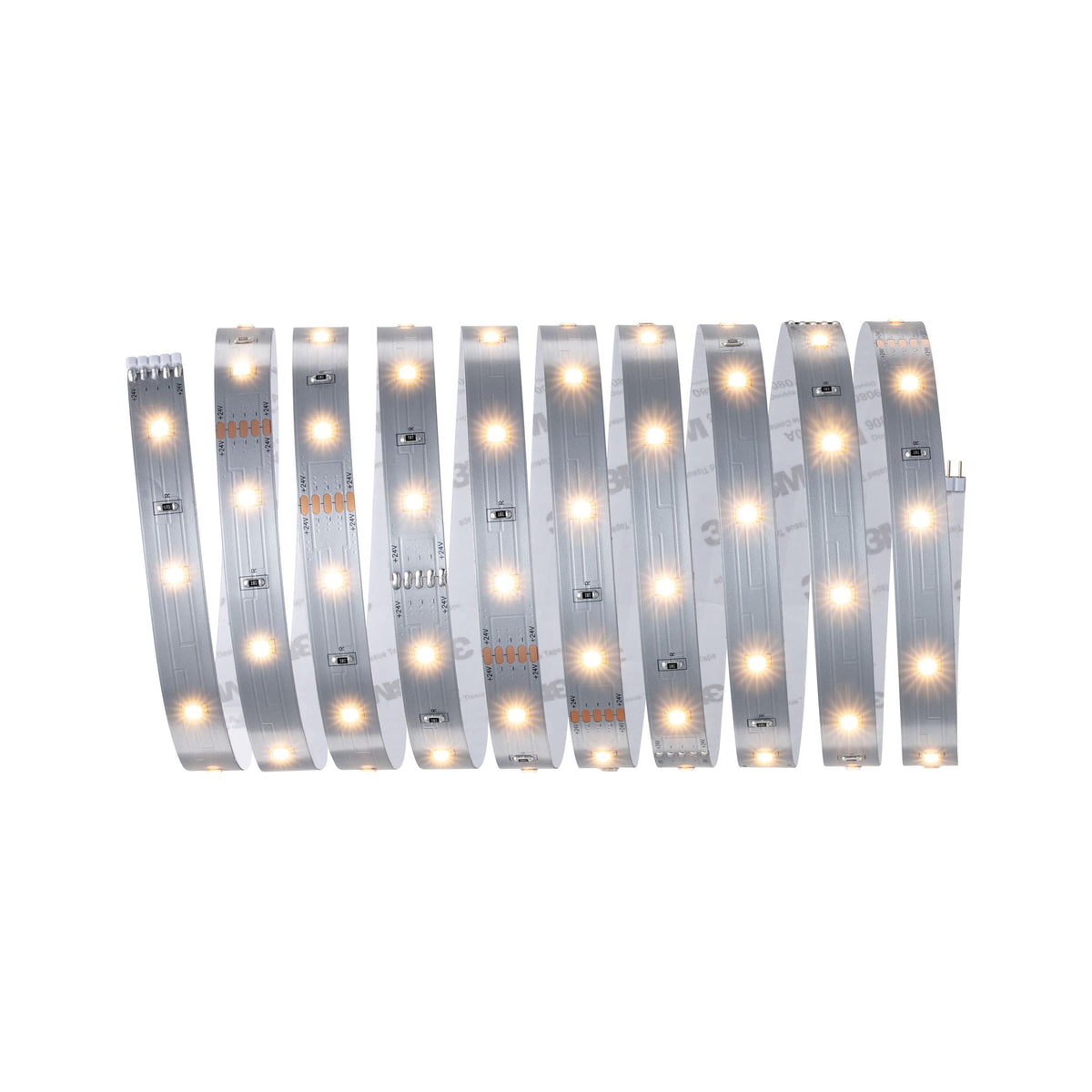 Paulmann MaxLED 250 Basisset 3m Warmweiß IP20 2700K 12W 230/24V Silber