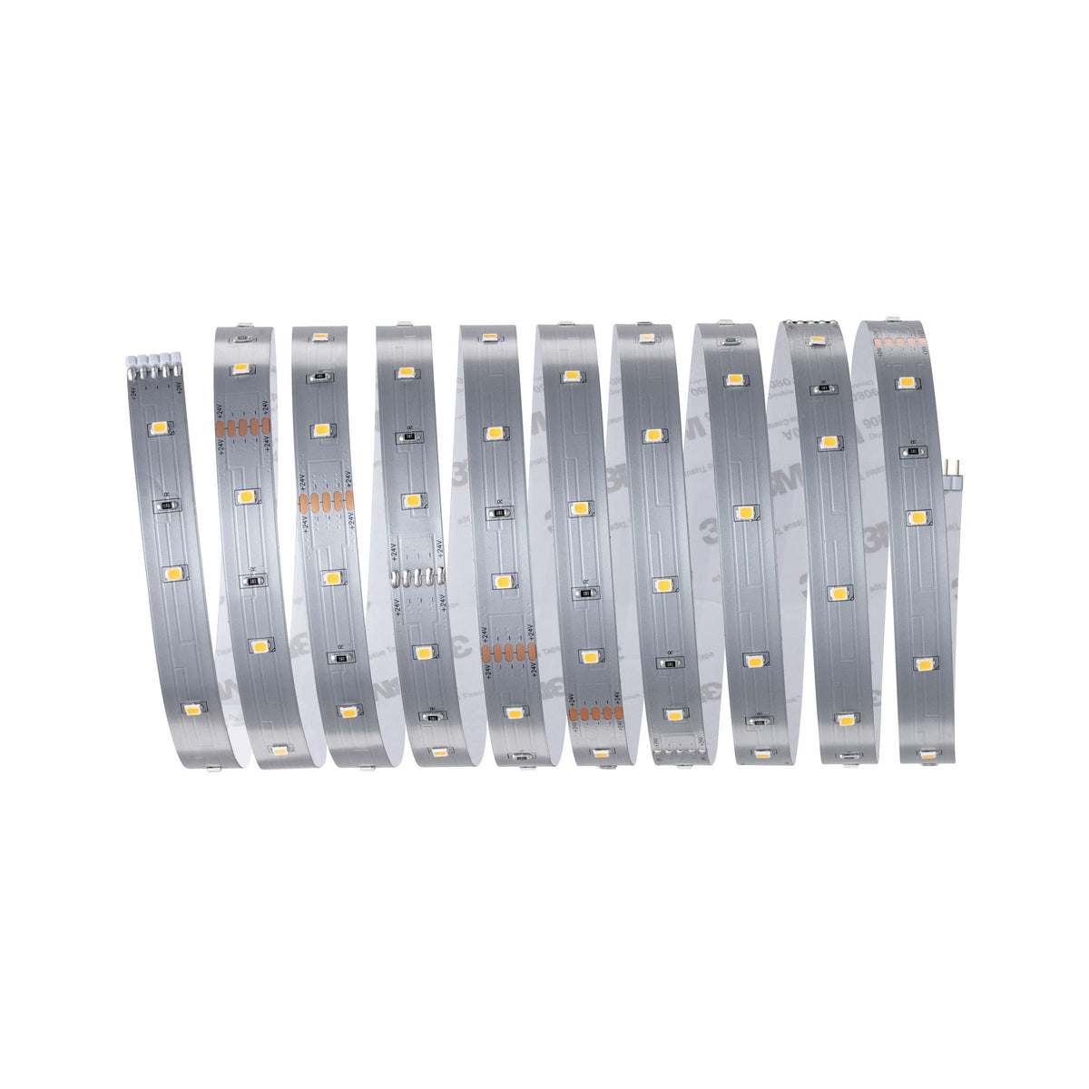 Paulmann MaxLED 250 Basisset 3m Warmweiß IP20 2700K 12W 230/24V Silber