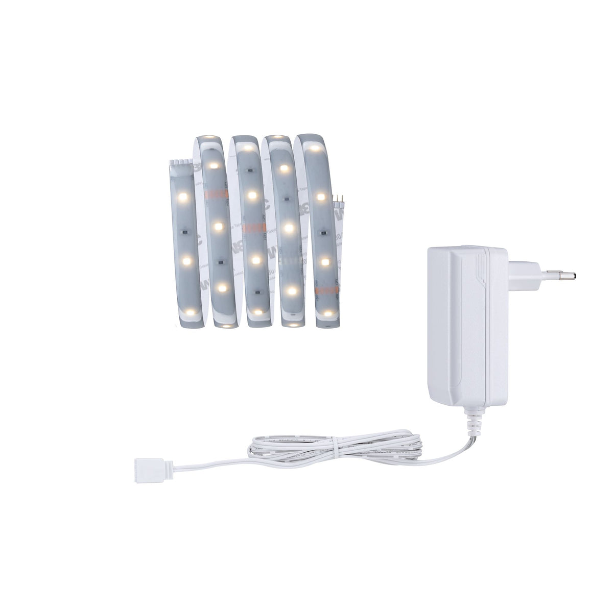Paulmann MaxLED 250 Basisset 1,5m Warmweiß IP44 Protect Cover 2700K 6W 230/24V Silber