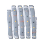 Paulmann MaxLED 250 Basisset 1,5m Warmweiß IP44 Protect Cover 2700K 6W 230/24V Silber