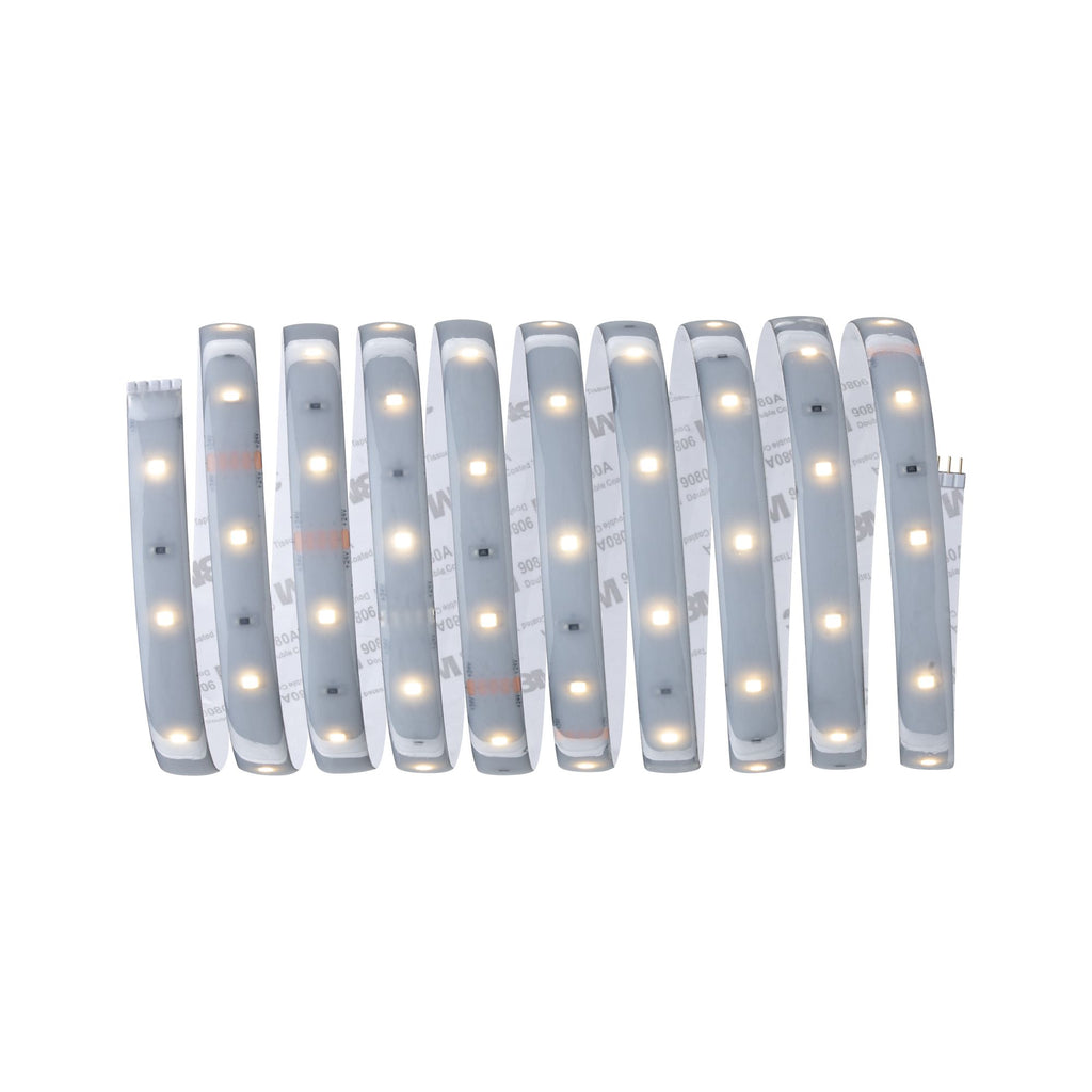 Paulmann MaxLED 250 Basisset 3m Warmweiß IP44 Protect Cover 2700K 12W 230/24V Silber
