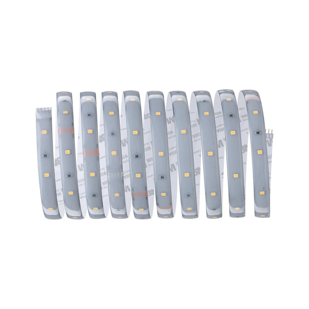 Paulmann MaxLED 250 Basisset 3m Warmweiß IP44 Protect Cover 2700K 12W 230/24V Silber