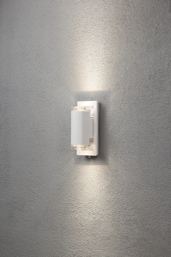 Konstsmide Potenza Wandleuchte weiss GU10 max. 2x6W